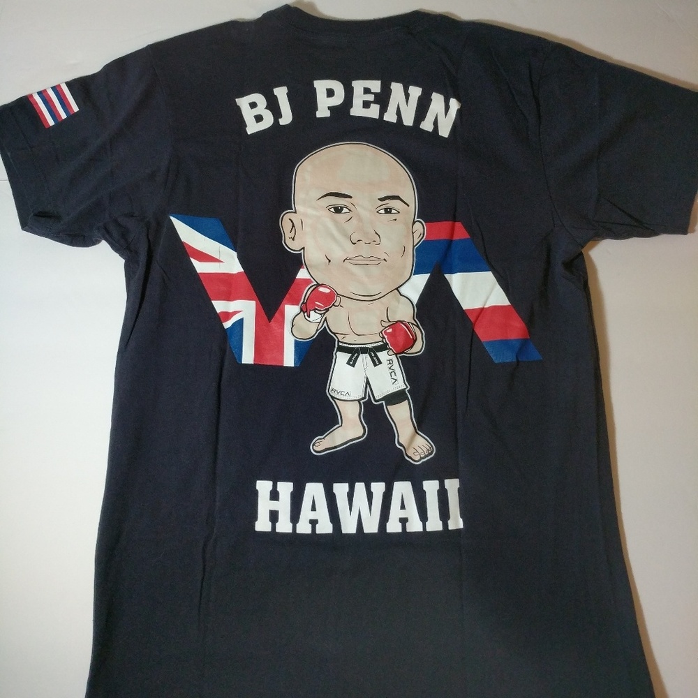 RVCA BJ PENN HWAII T-shirt Sz Medium